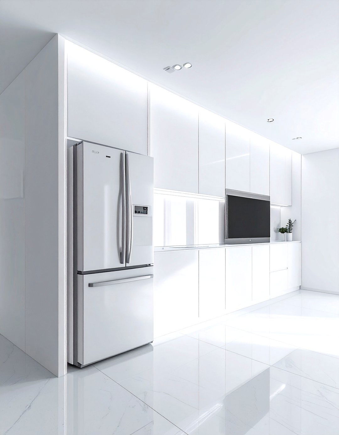 Refrigerator Integrated Into Wall - 30 kitchen refrigerator ideas