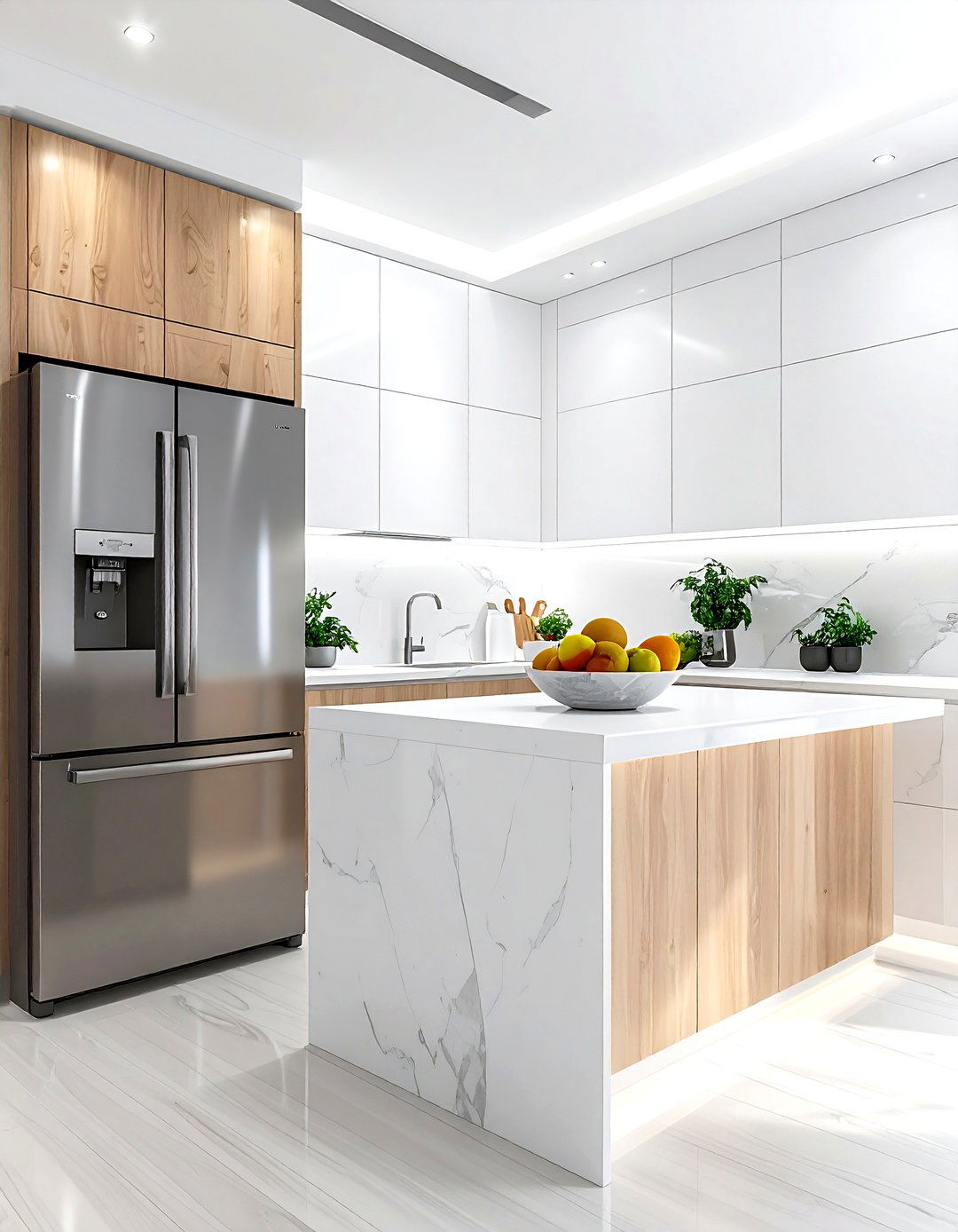 Refrigerator Landing Area - 30 kitchen design rules