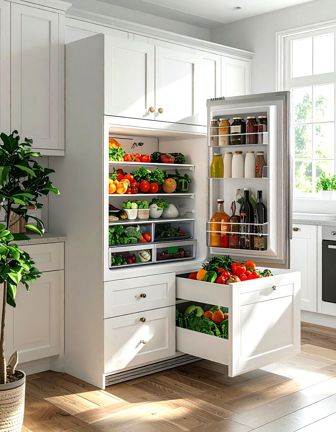 Refrigerator With Bottom Drawer Freezer - 30 kitchen refrigerator ideas