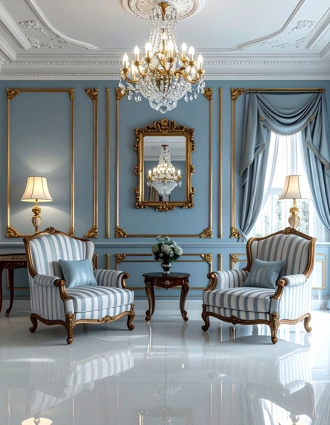 Regency Style Parlor - 30 period home decor ideas