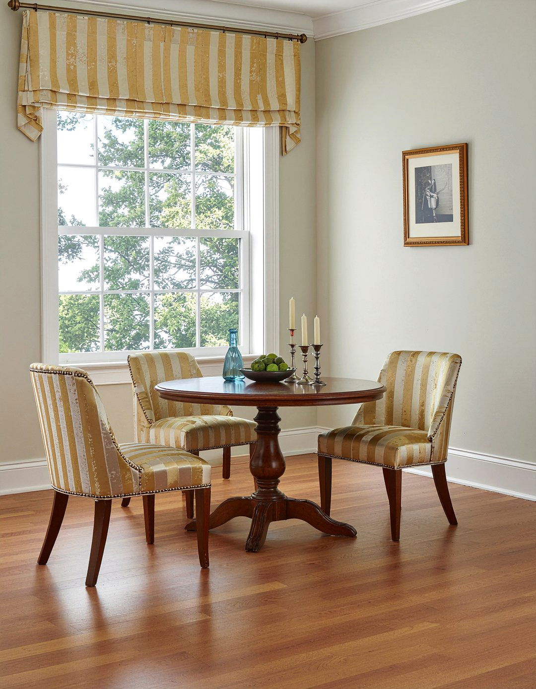 Regency stripe fabric - 30 Georgian dining room ideas