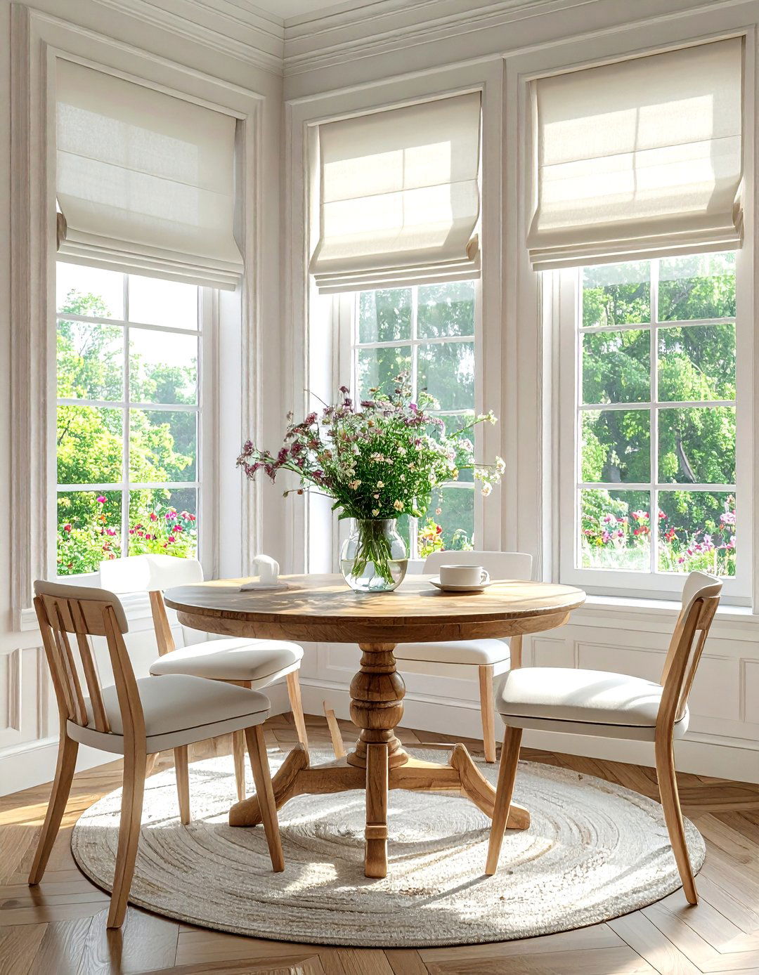 Relaxed roman shade - 30 roman shade ideas