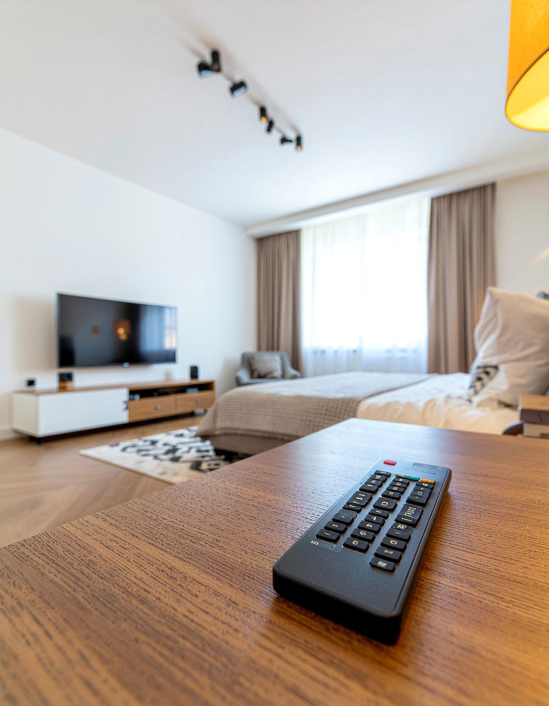 Remote Control Holder - 30 command strip bedroom ideas