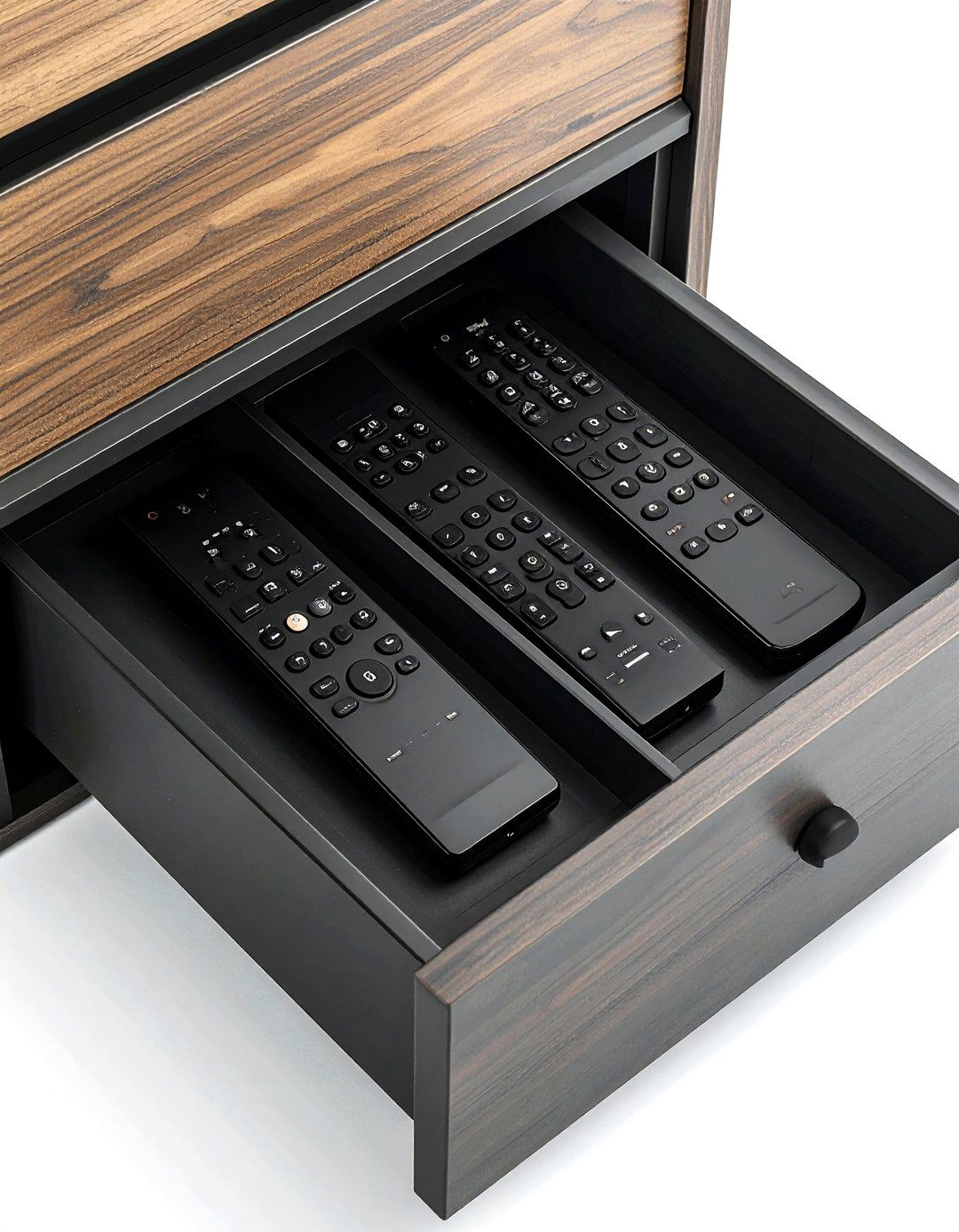 Remote Control Storage Tray - 30 living room drawer organization ideas