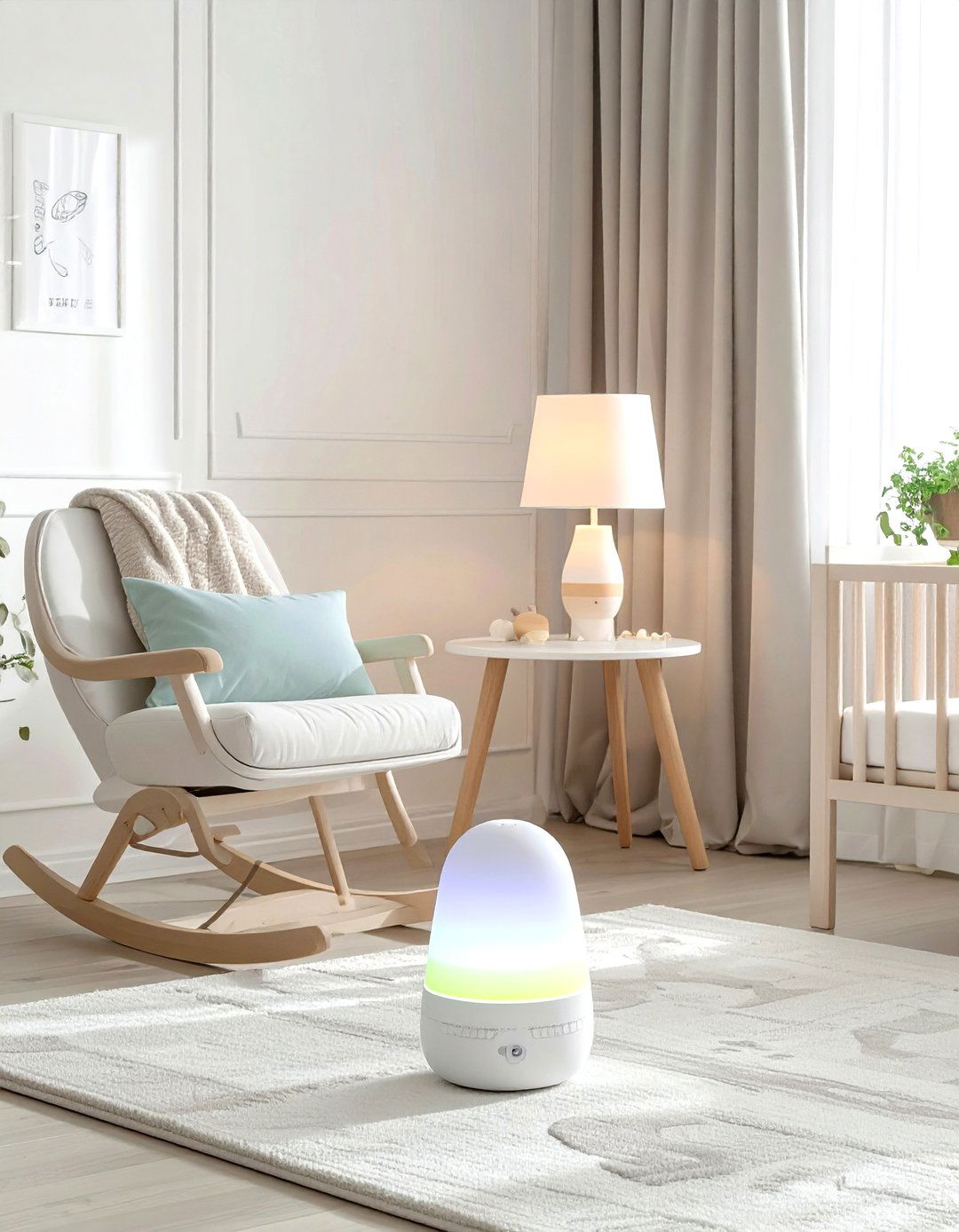 Remote control nursery light - 30 nursery lighting ideas