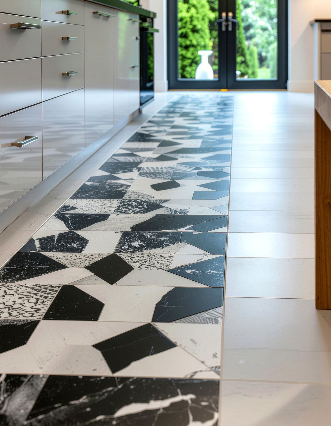 Removable Floor Tiles - 30 affordable kitchen ideas
