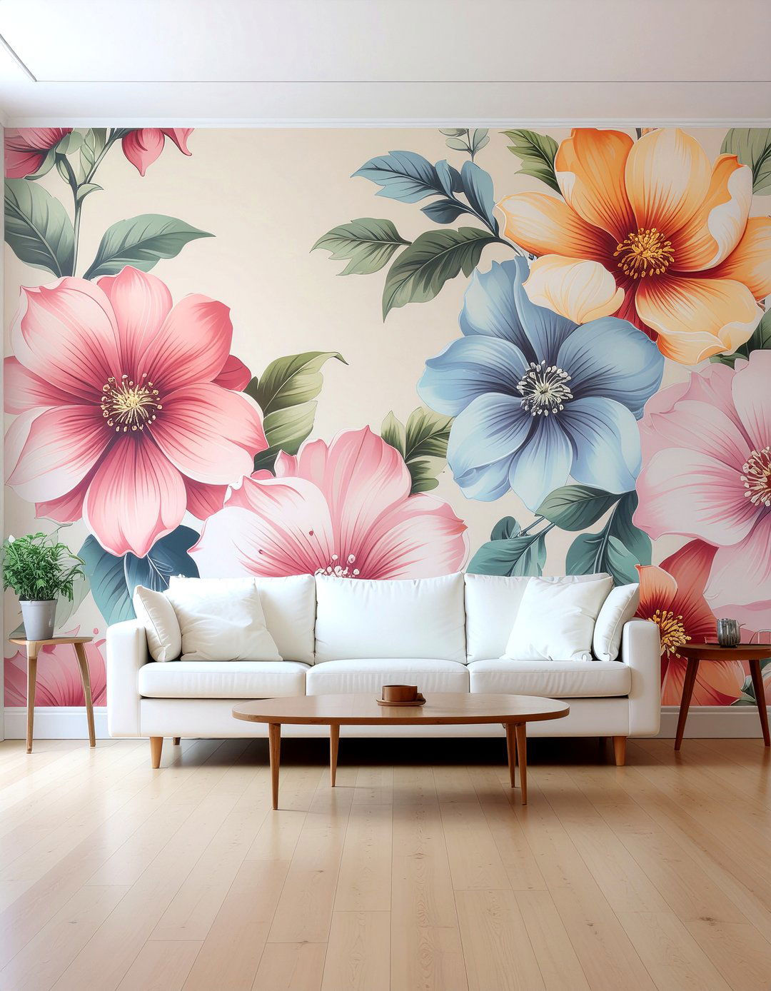 Removable Wall Decal - 30 no damage living room ideas