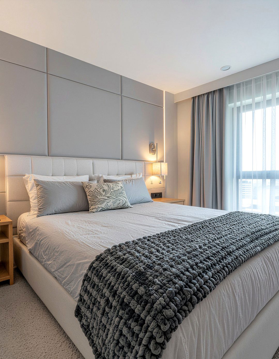 Removable Wall Sconce - 30 command strip bedroom ideas