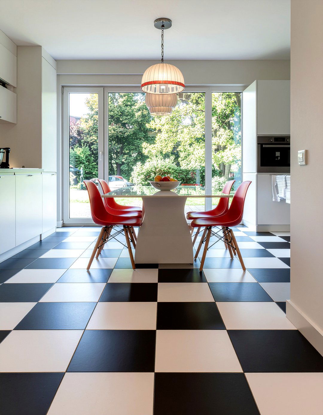 Removable floor tiles - 30 removable dining room decor ideas