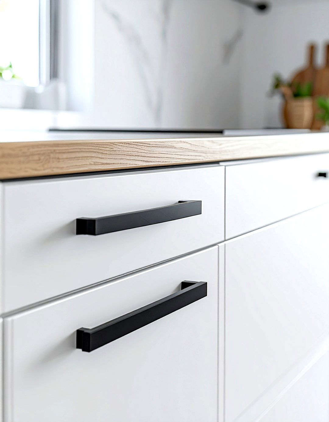 Replace Cabinet Hardware - 30 kitchen improvement ideas