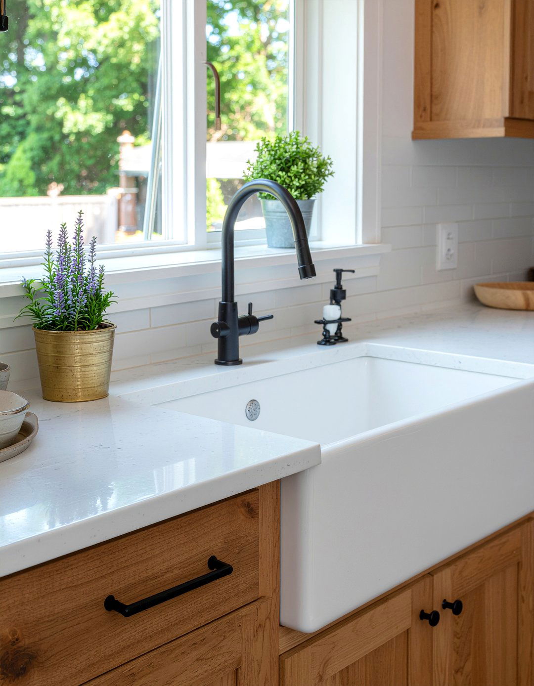 Replace kitchen faucet - 30 inexpensive kitchen update ideas