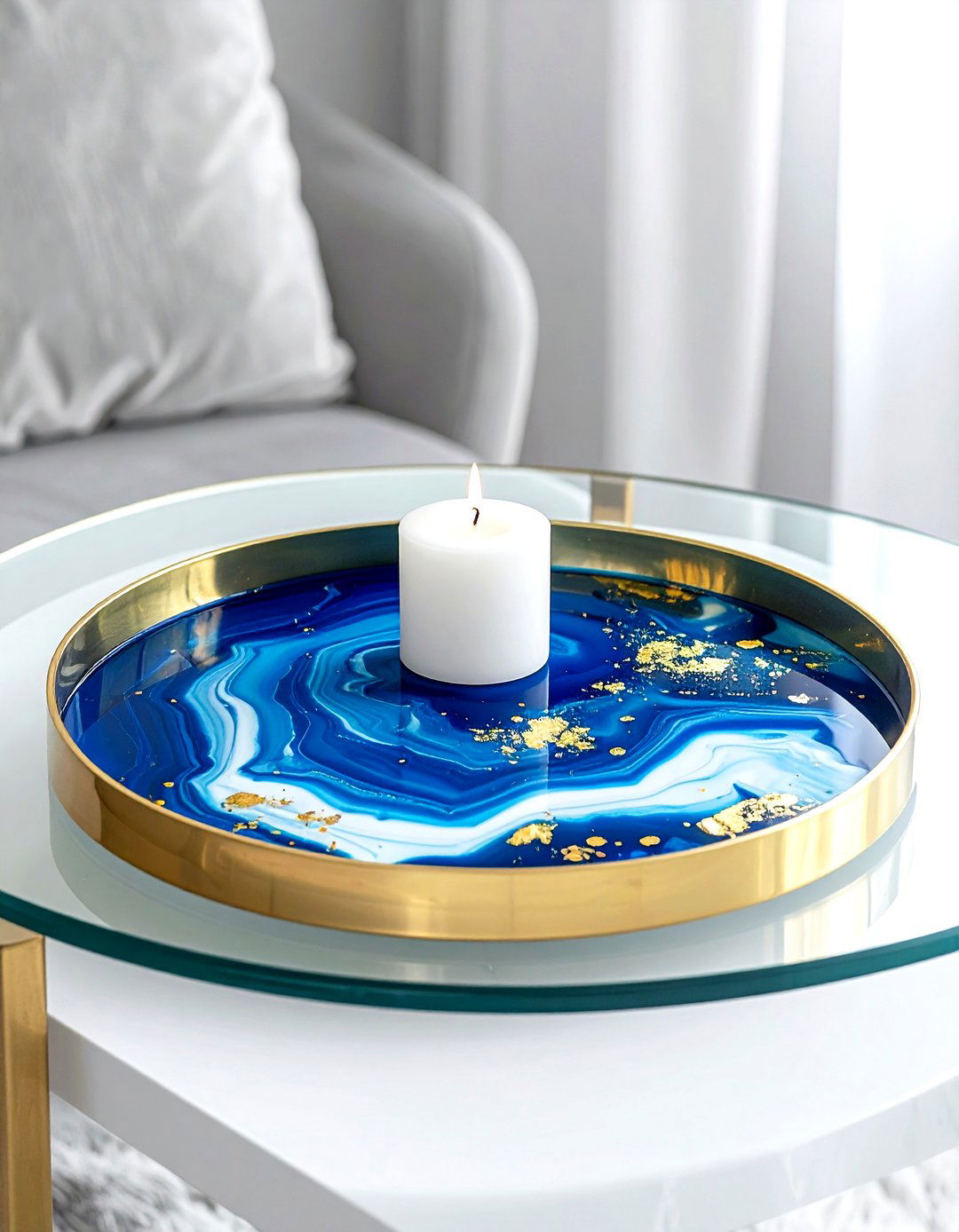 Resin Art Tray - 30 catch-all tray ideas