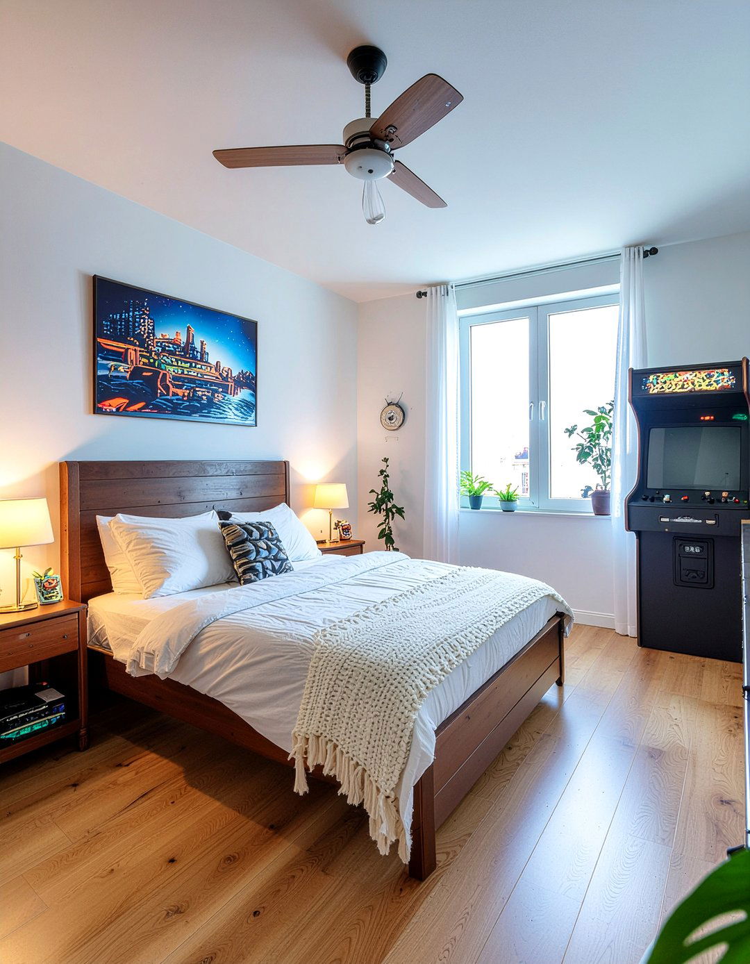 Retro Arcade Bedroom - 30 esports bedroom ideas