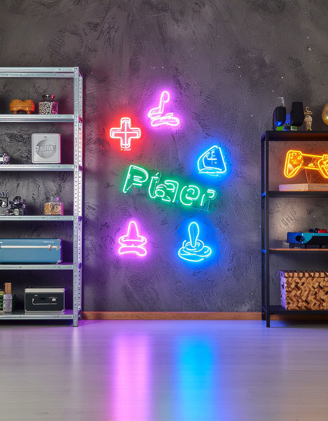 Retro Arcade Neon Sign - 30 living room led signs