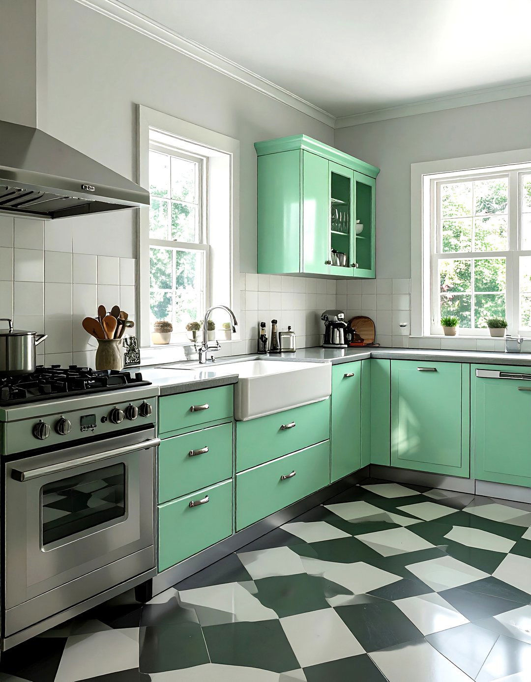 Retro Drop In Sink - 30 drop-in sink kitchen ideas