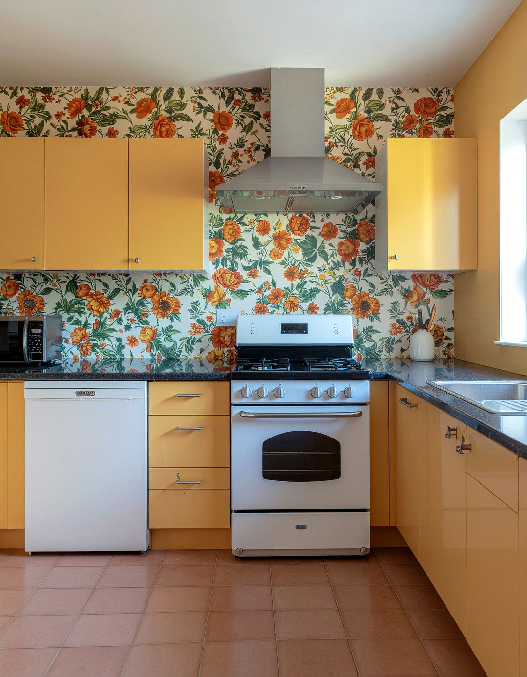 Retro Kitchen Wallpaper - 30 kitchen wallpaper ideas