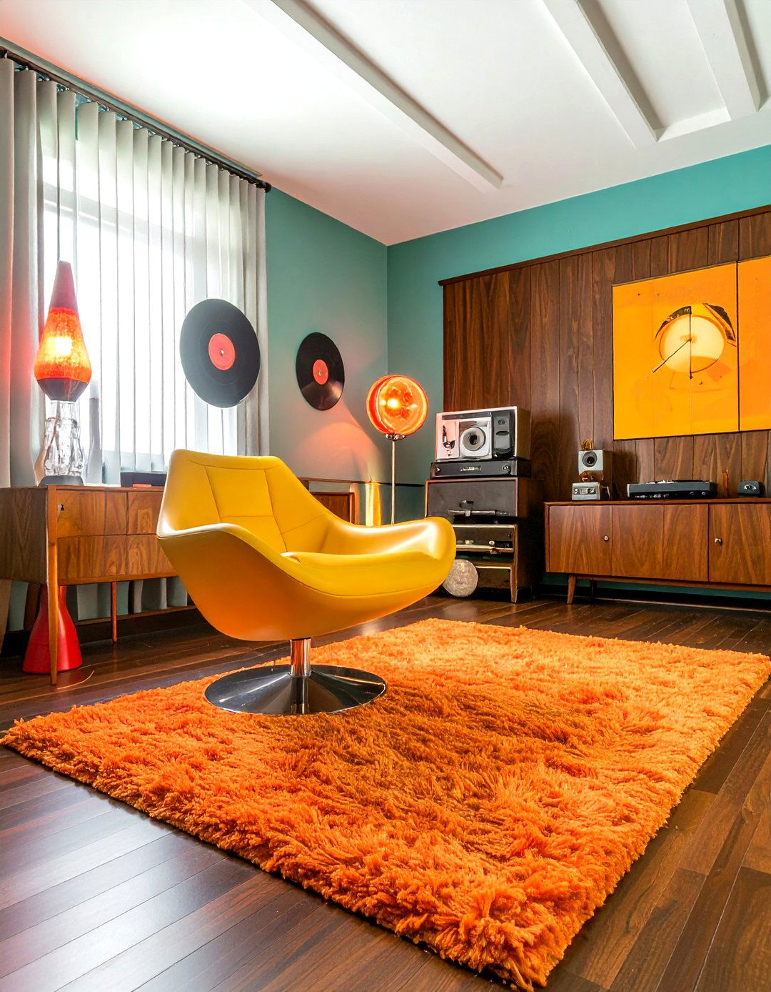 Retro Living Room - 30 living room themes