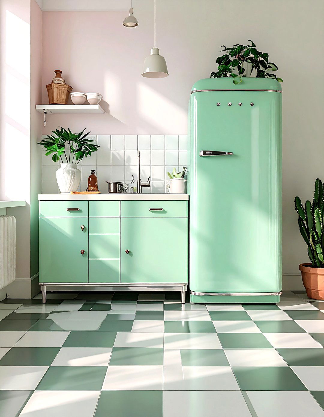 Retro Refrigerator - 30 kitchen refrigerator ideas