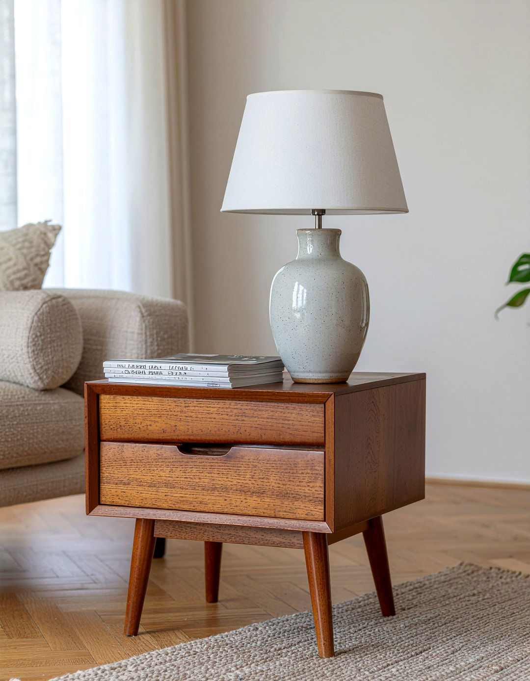 Retro Side Table - 30 secondhand living room ideas