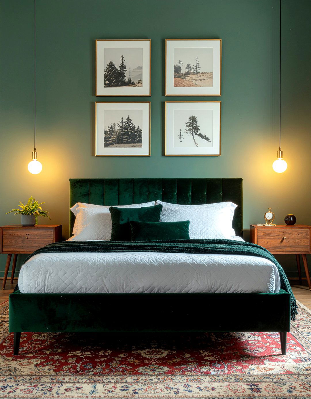 Retro Velvet Bedroom - 30 retro bedroom ideas