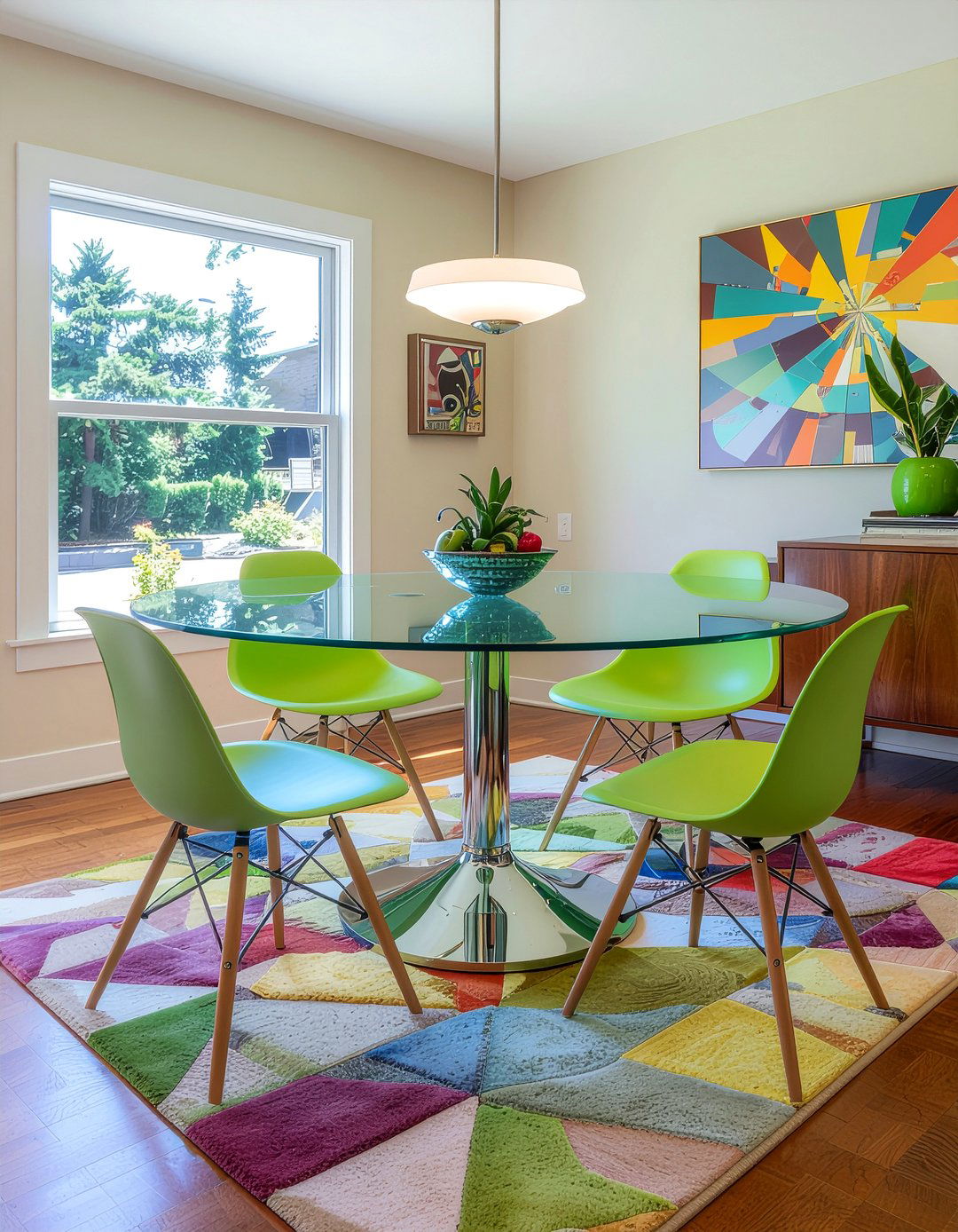 Retro modern dining room - 30 dining room style mixing ideas
