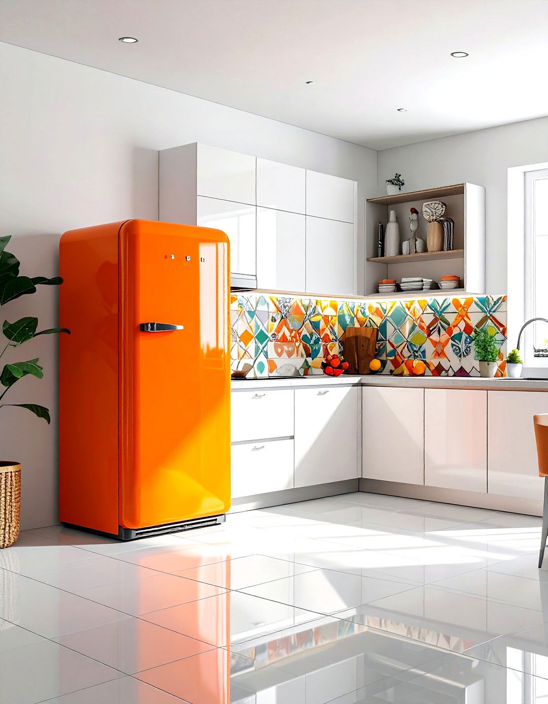 Retro modern kitchen - 30 kitchen style mixing ideas