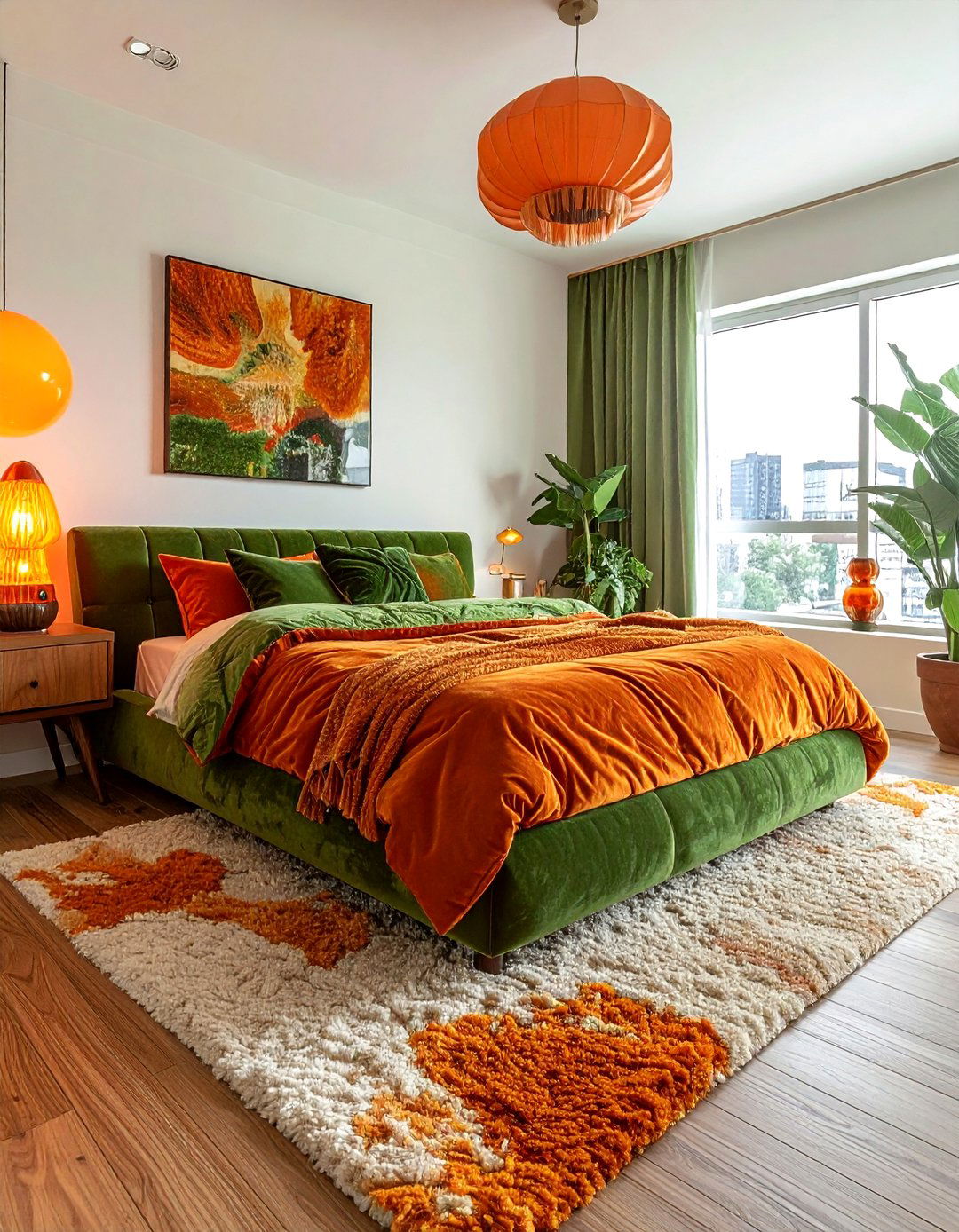 Retro s Bedroom - 30 rental apartment bedroom ideas