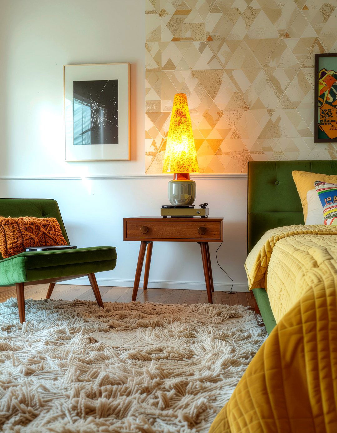 Retro s bedroom - 30 bedroom themes