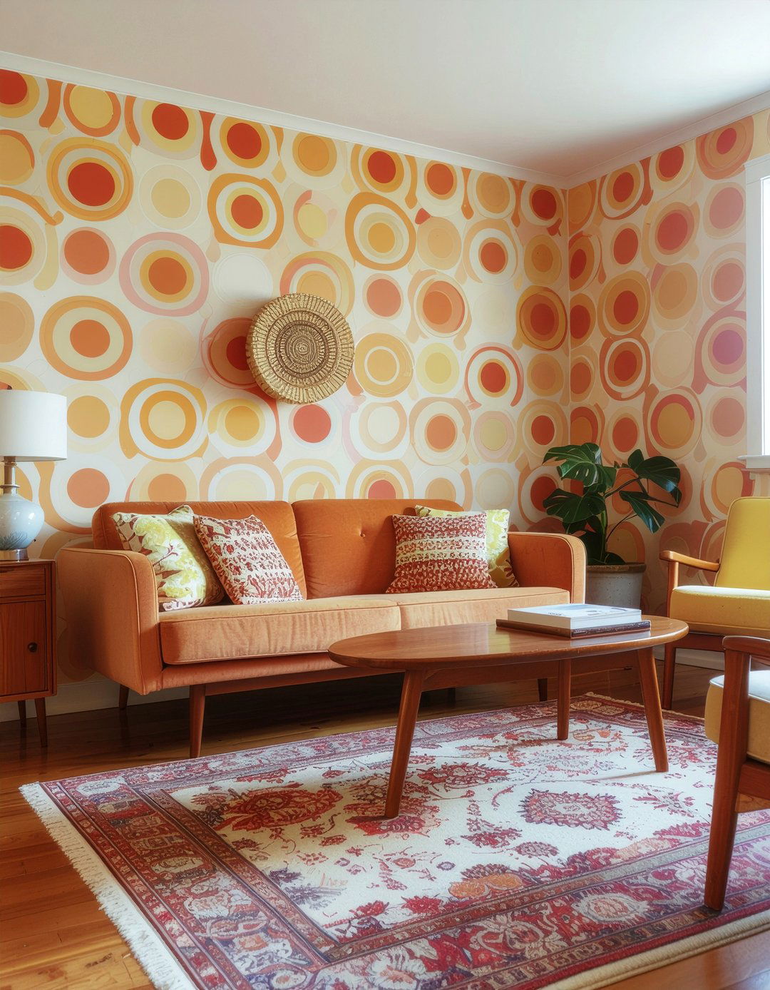 Retro s wallpaper - 30 living room bold wallpapers