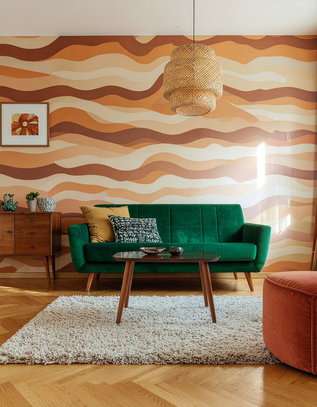 Retro s wallpaper - 30 living room modern wallpapers