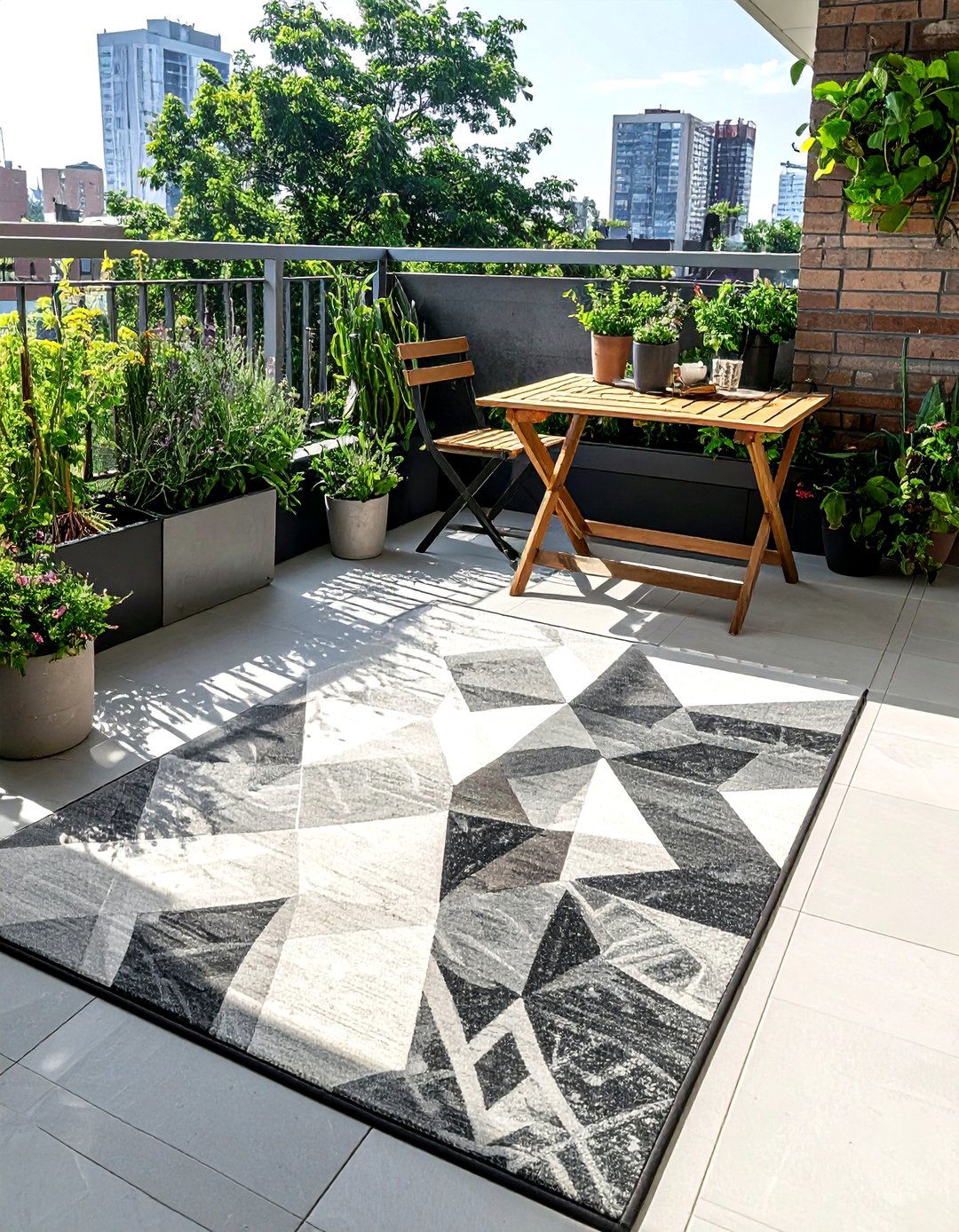 Reversible outdoor rug - 30 outdoor rug ideas