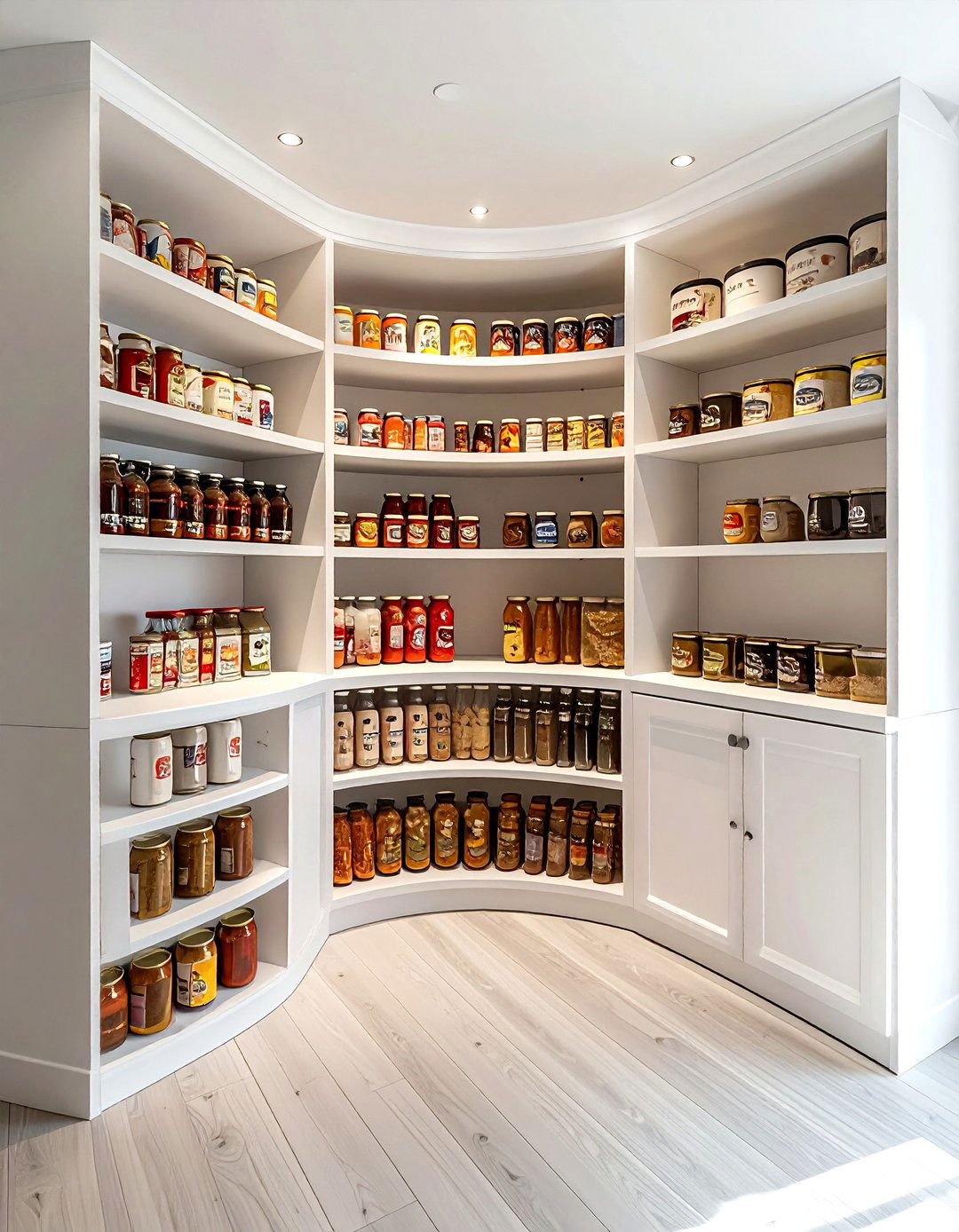 Revolving Corner Pantry - 30 pantry cabinet kitchen ideas