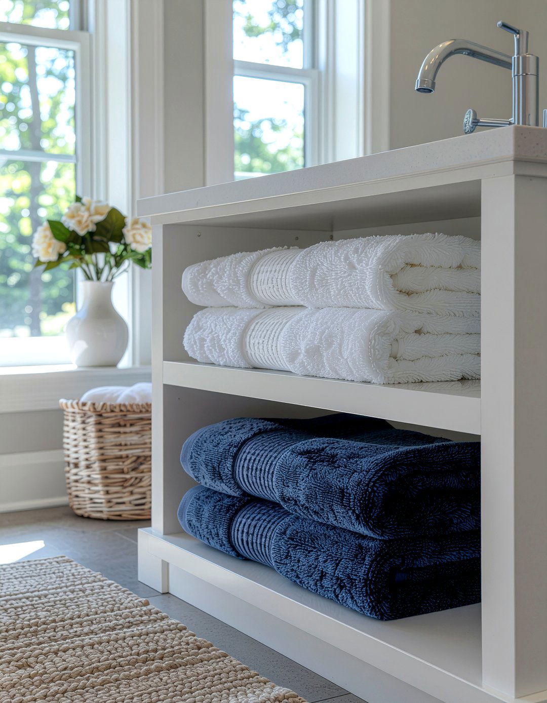 Ribbed bath towels - 30 luxury bath towel ideas
