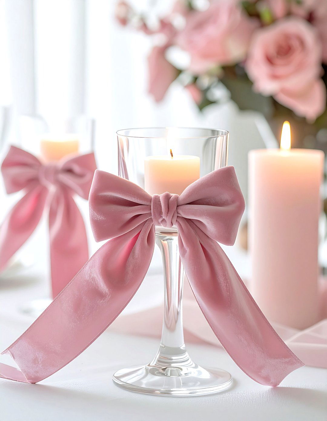Ribbon bow decor - 30 easy decor ideas