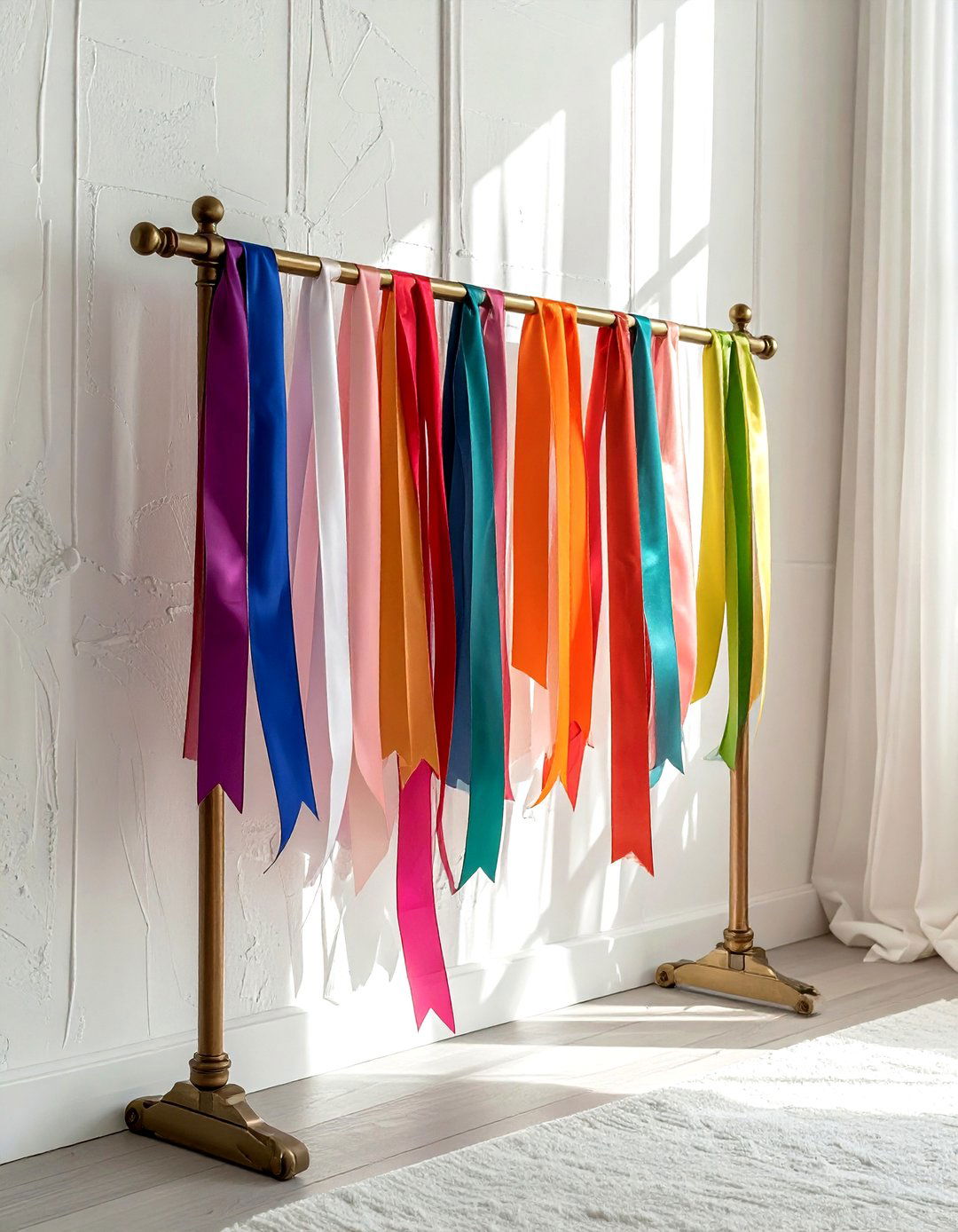 Ribbon display rod - 30 award display ideas