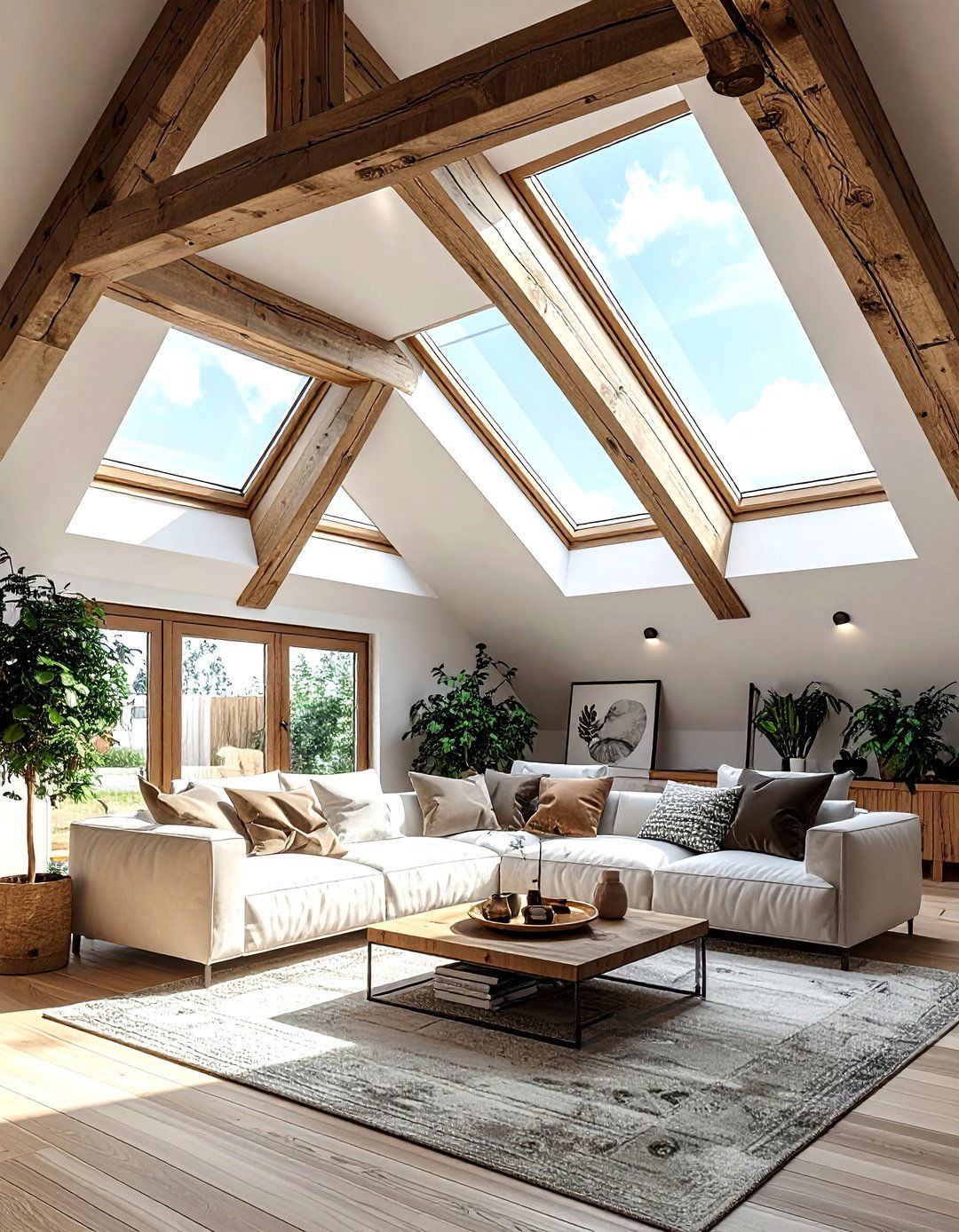 Ridge Living Room Skylight - 30 living room skylights