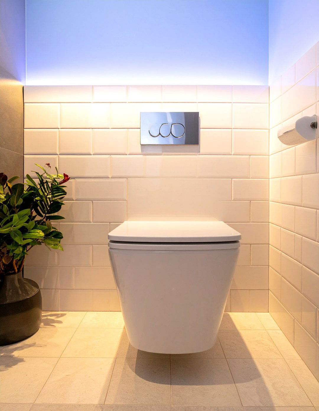 Rimless Toilet Bowl - 30 wall-hung toilet ideas