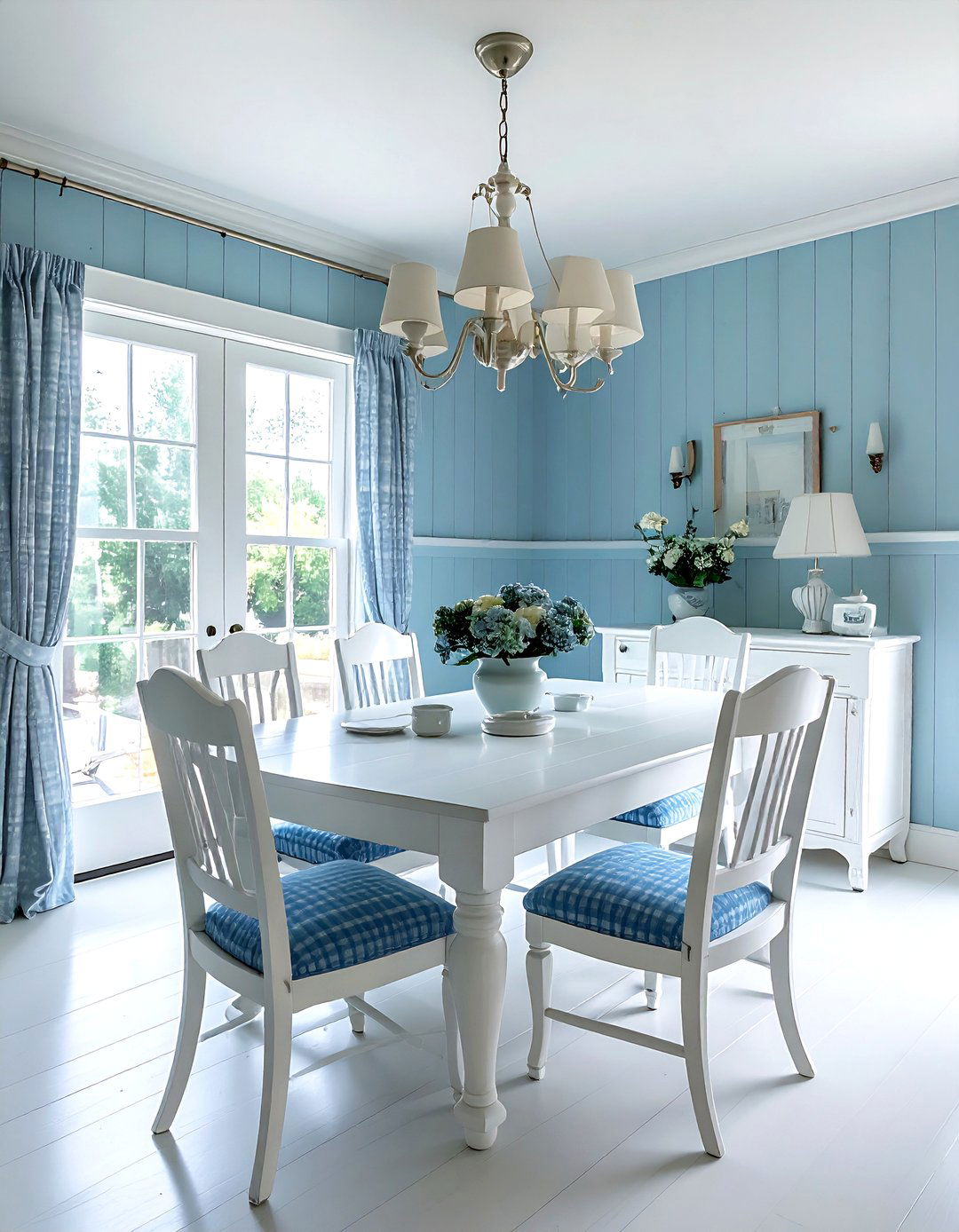 Robin Egg Blue Dining Room - 30 blue dining room design ideas