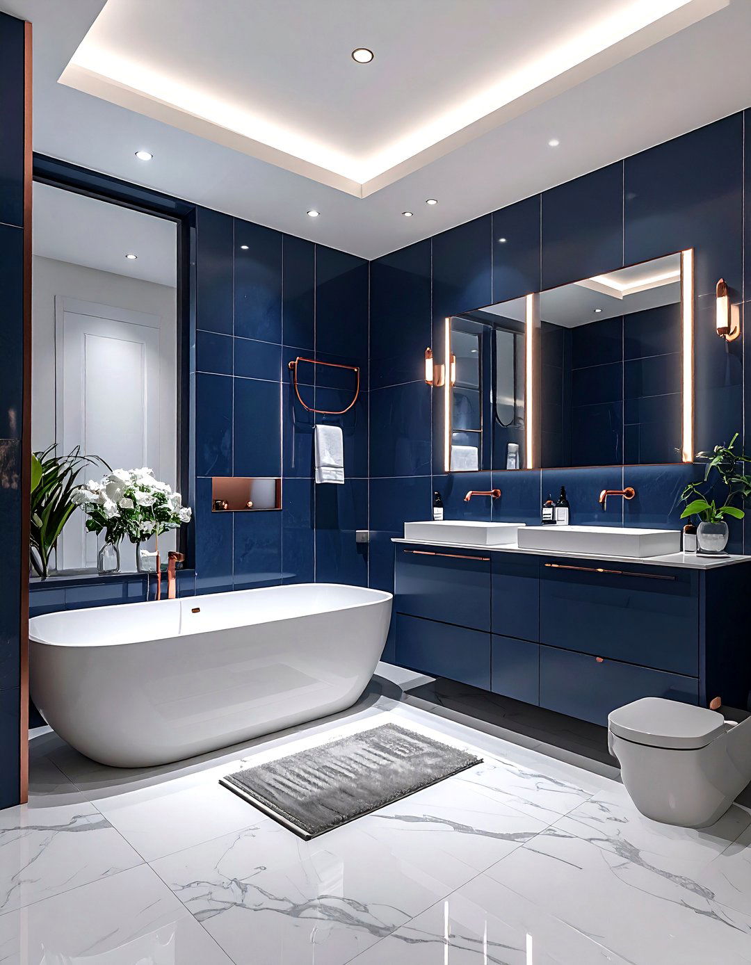 Roca Naia Rose Gold Bathroom - 30 Roca bathroom ideas