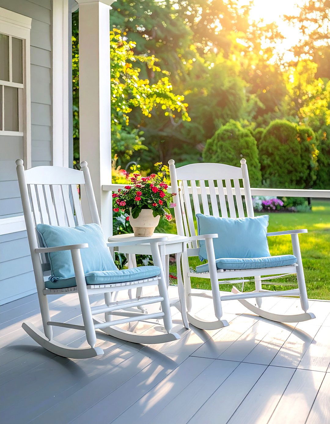 Rocking chairs - 30 back porch decor ideas