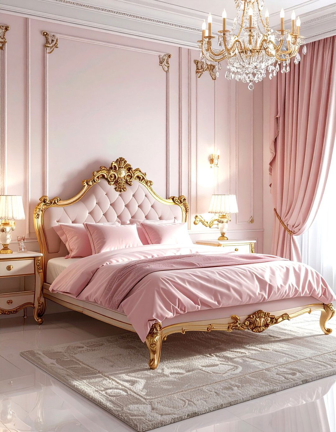 Rococo Revival Bedroom - 30 home design ideas