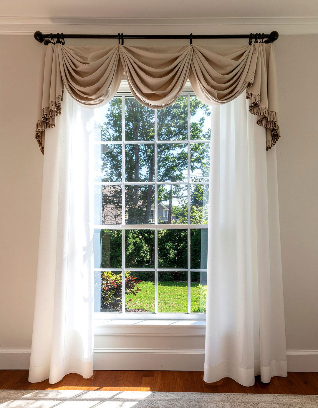 Rod Pocket Sheer Curtains - 30 living room sheer curtains