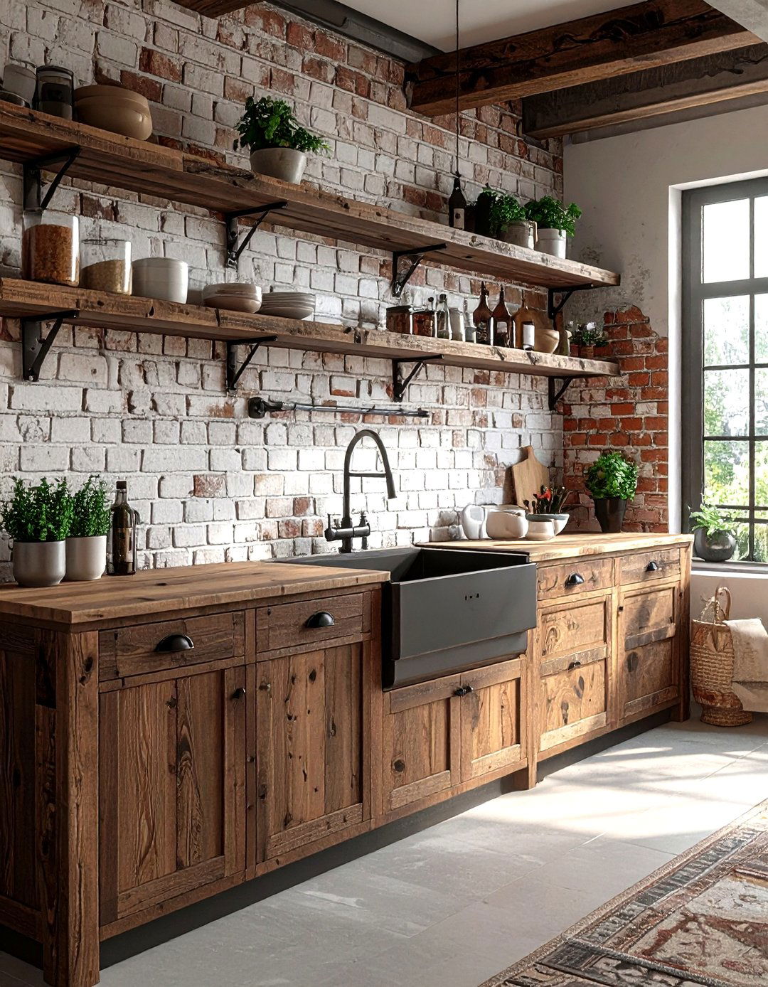 Rohl Industrial Kitchen Faucet - 30 Rohl kitchen ideas