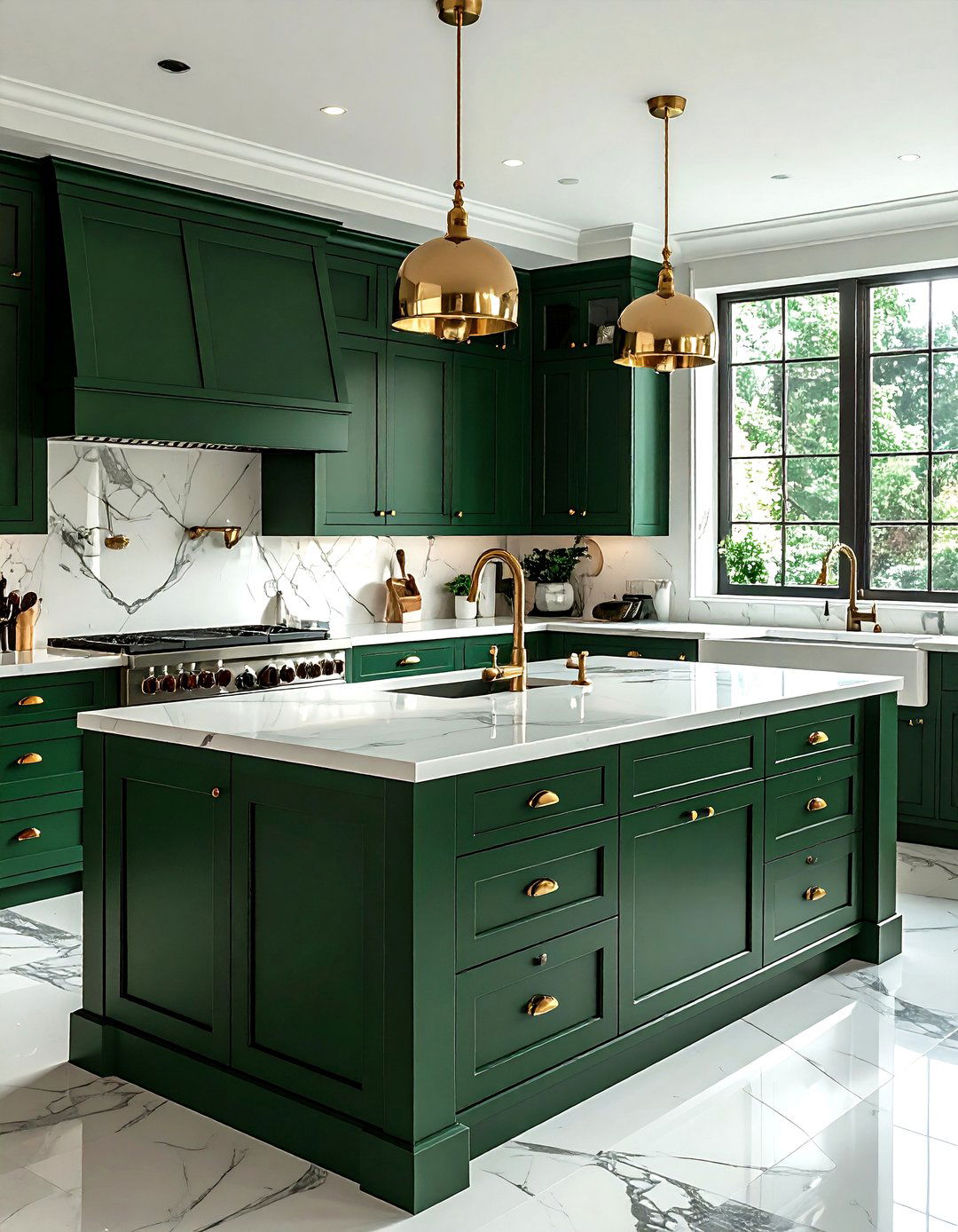 Rohl Unlacquered Brass Faucet - 30 Rohl kitchen ideas