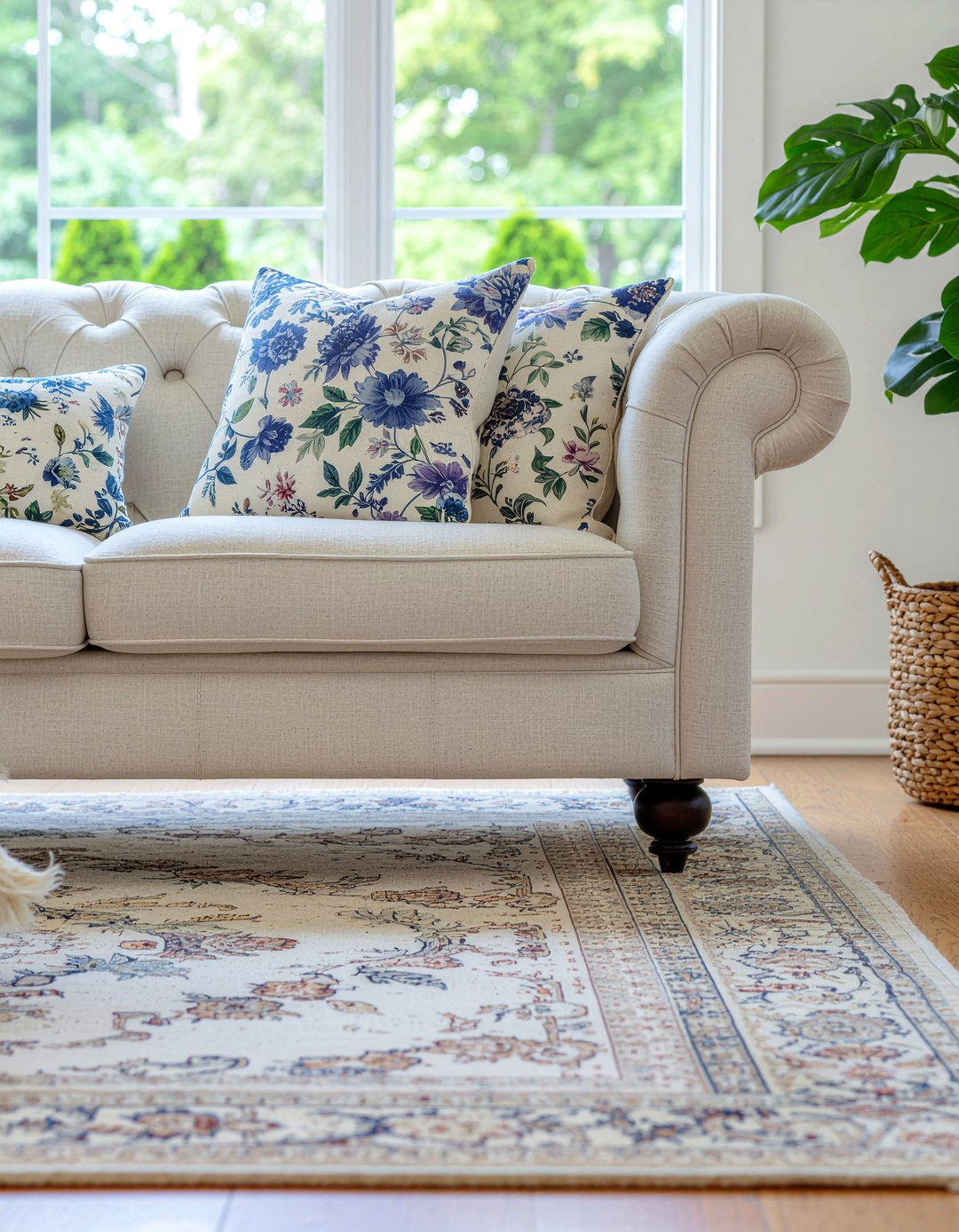 Rolled Arm Sofa - 30 living room traditional furniture ideas