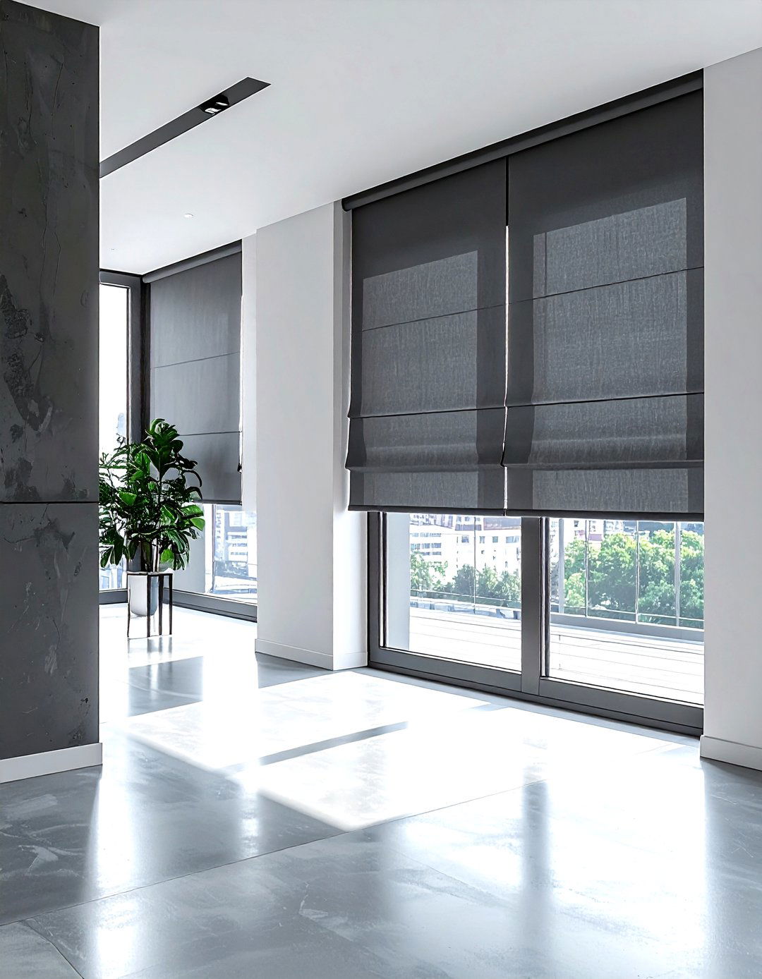 Roller Blinds - 30 window treatment ideas