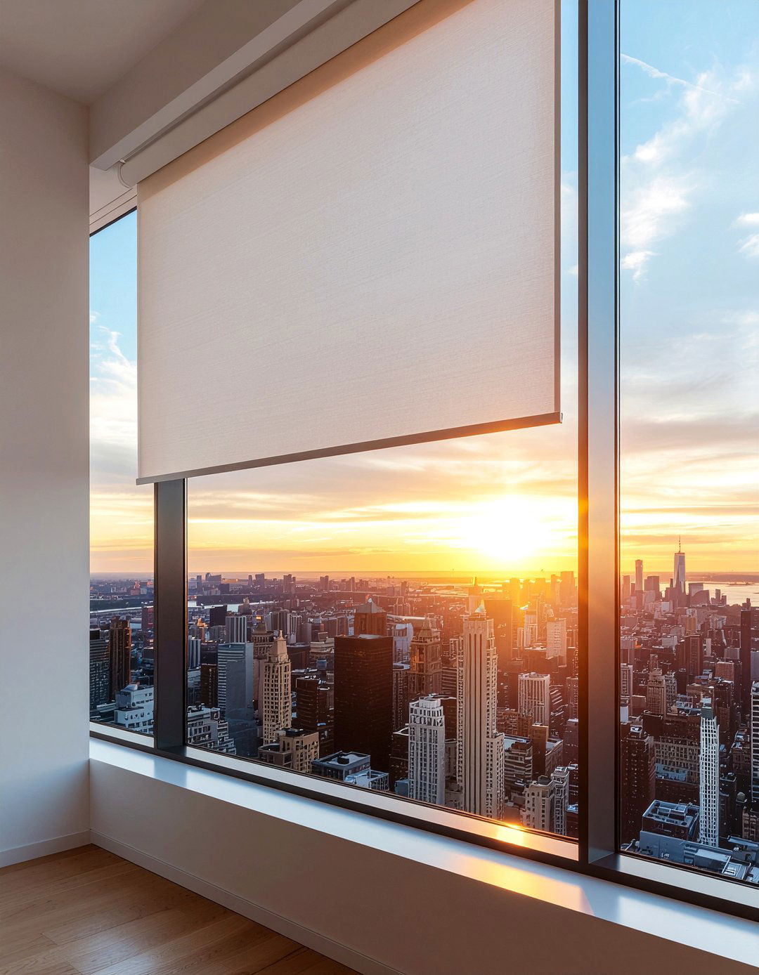 Roller Shade - 30 dust-free living room ideas