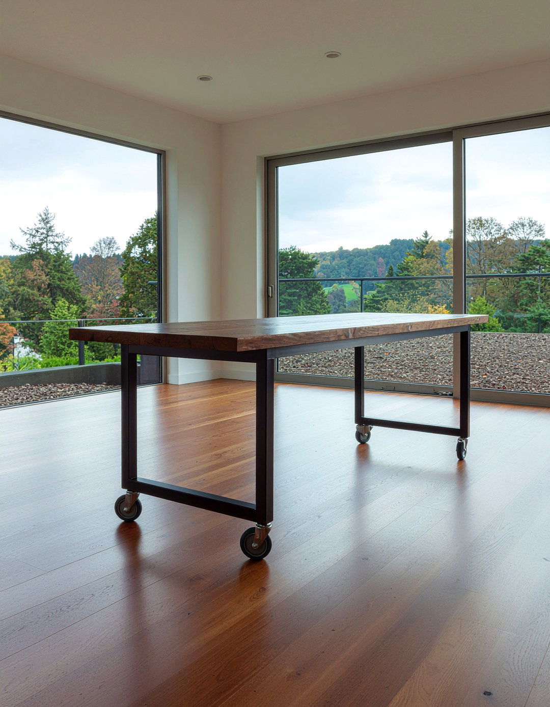 Rolling Dining Table On Wheels - 30 dining room space saving ideas