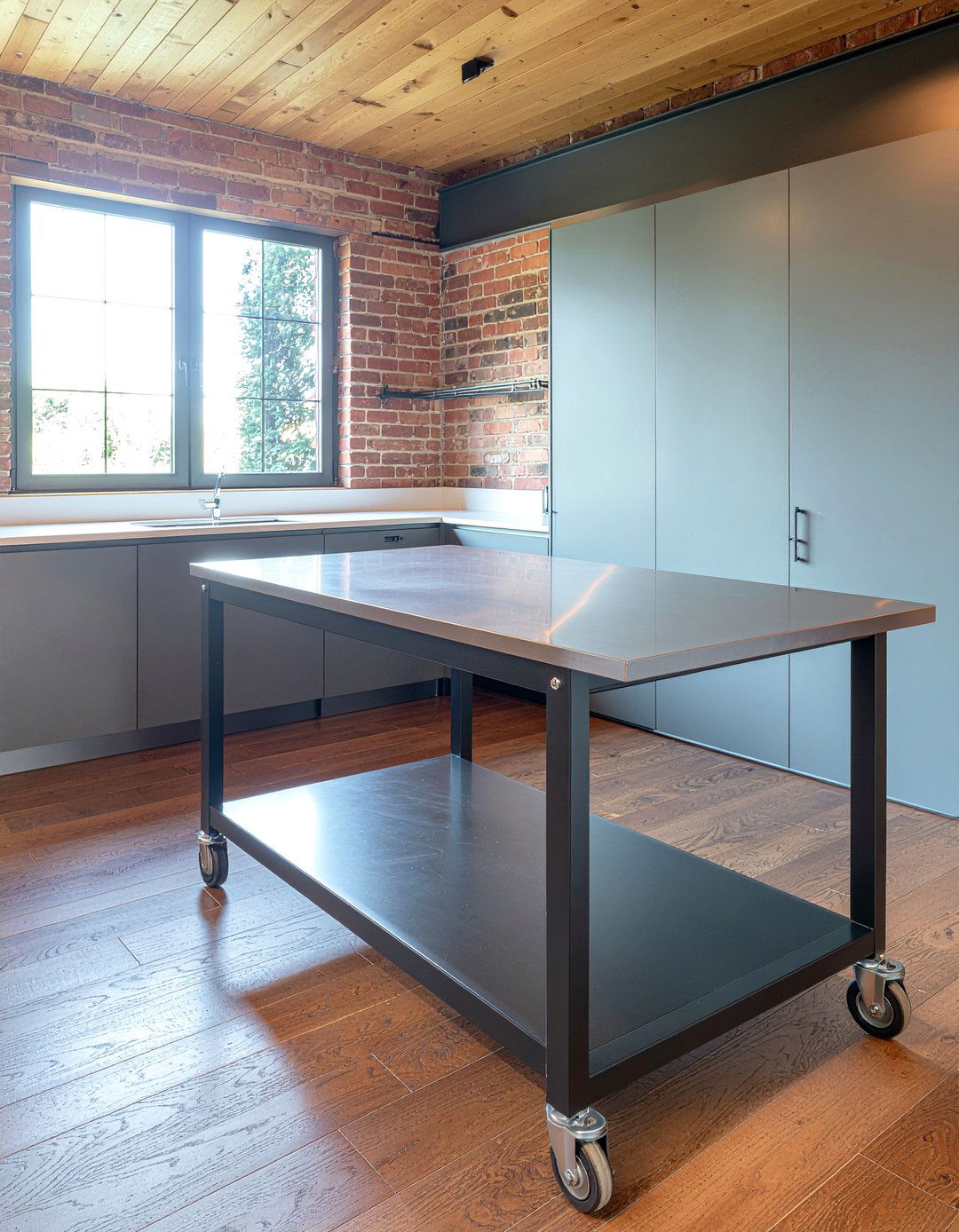 Rolling Kitchen Island Cart - 30 DIY kitchen island ideas