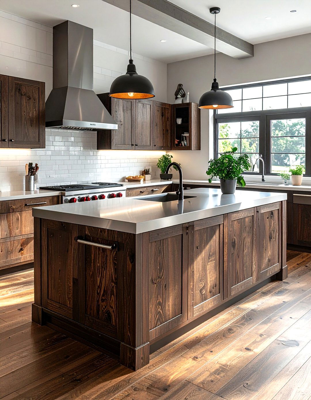 Rolling kitchen island - 30 DIY kitchen ideas
